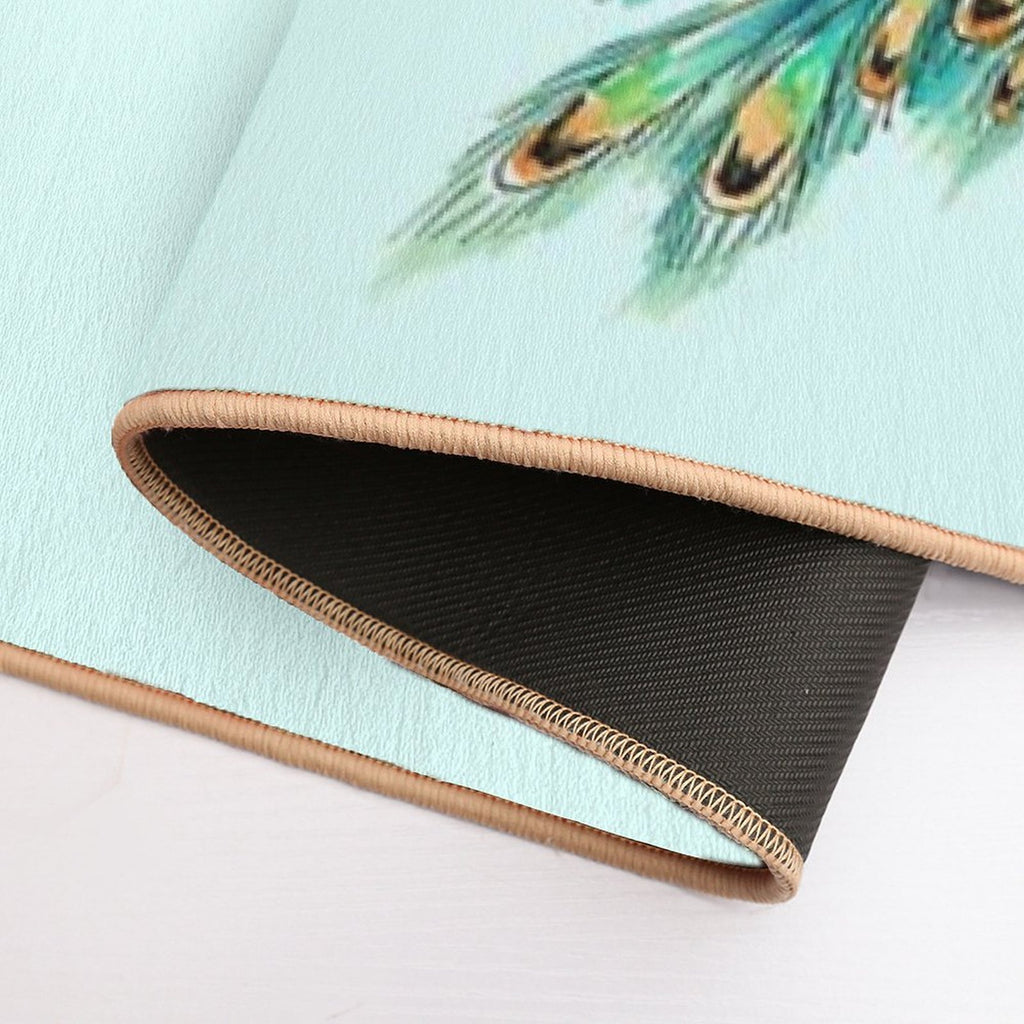 Peacock  Fade-Resistant Bath Mat