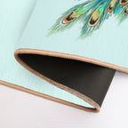 Peacock  Fade-Resistant Bath Mat