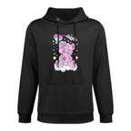 Kawaii Pastel Goth Cute Scary Bear Kangaroo Pocket Hoodie