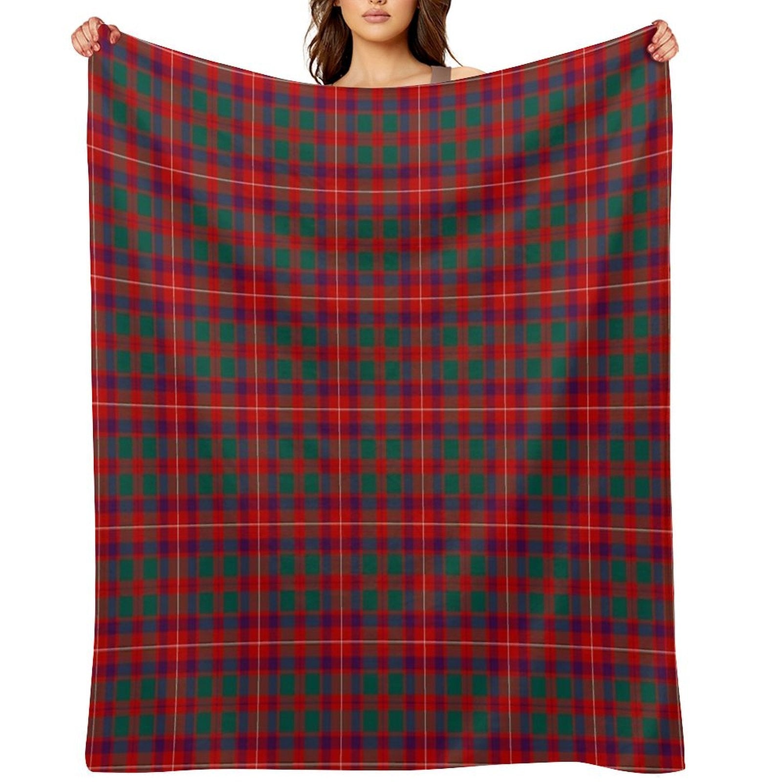 Clan Geddes Tartan All-season Throw Blanket