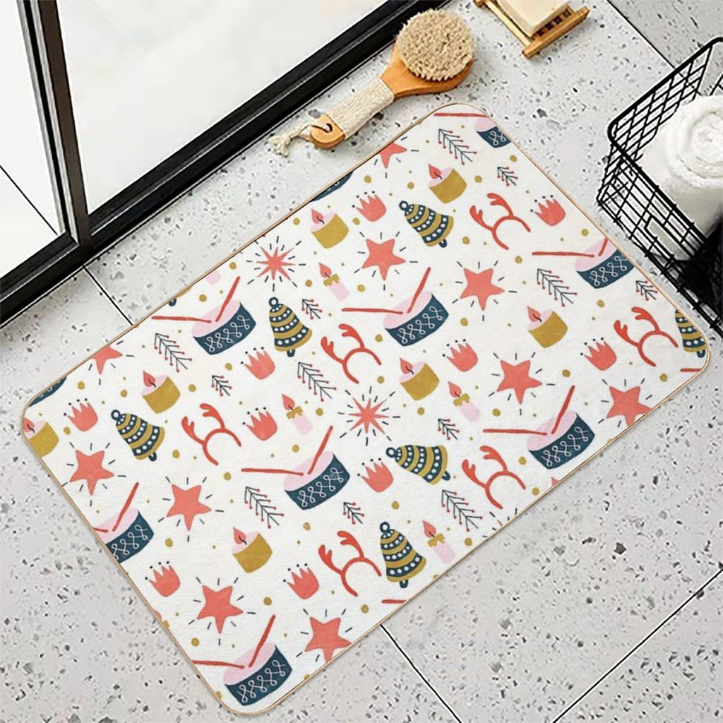 Christmas with Toys  Toxin-Free Bath Mat