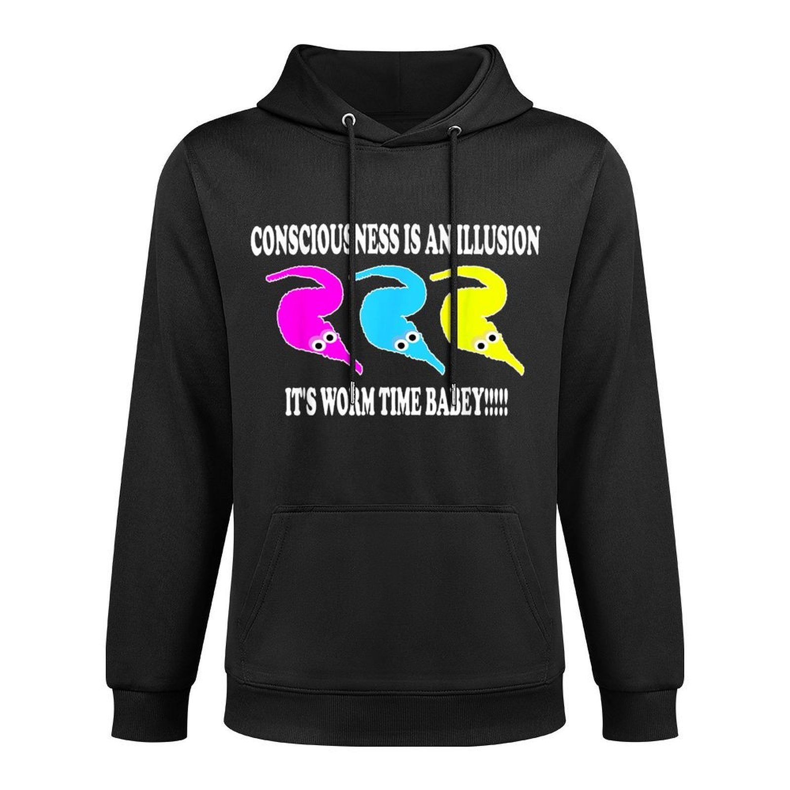 Funny Magic Worm on A String Meme Gift All-Day Comfort Hoodie