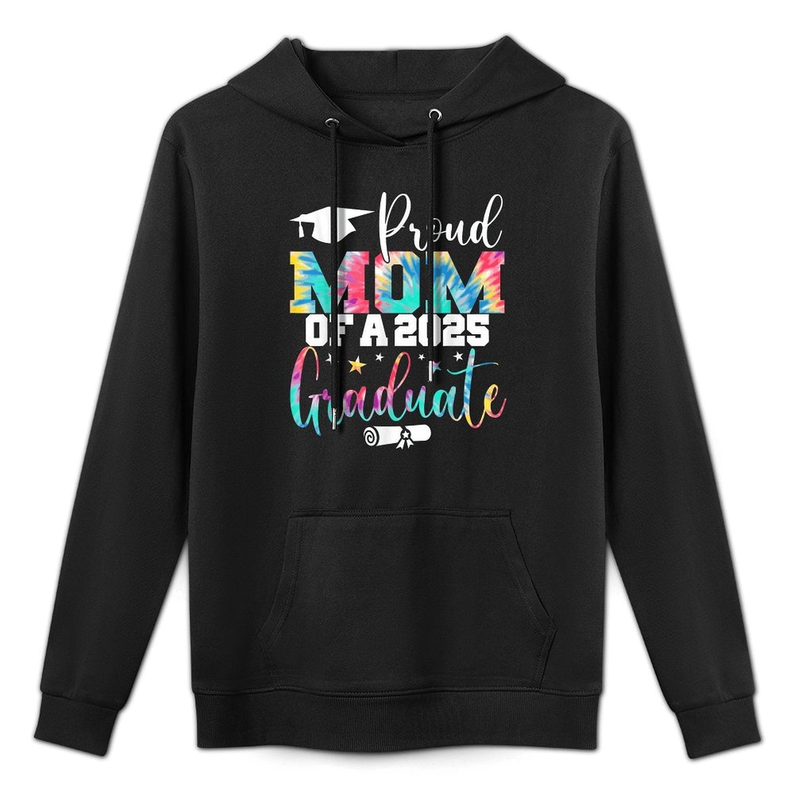 Proud Mom of A 2025 Graduate Class Senior Graduation Mother Machine Washable Hoodie
