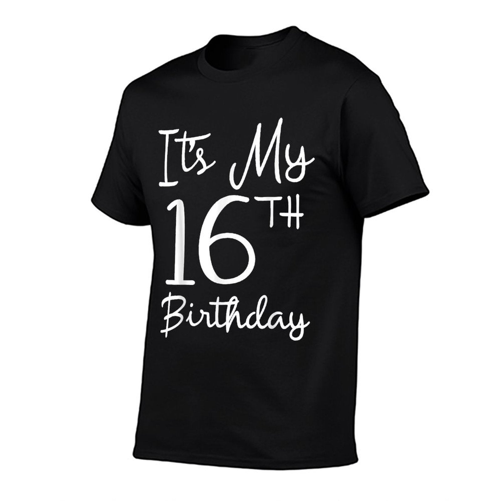 16 Years Old Boys Girls Bday Gift It's My 16th Birthday  Tagless Design T-Shirt