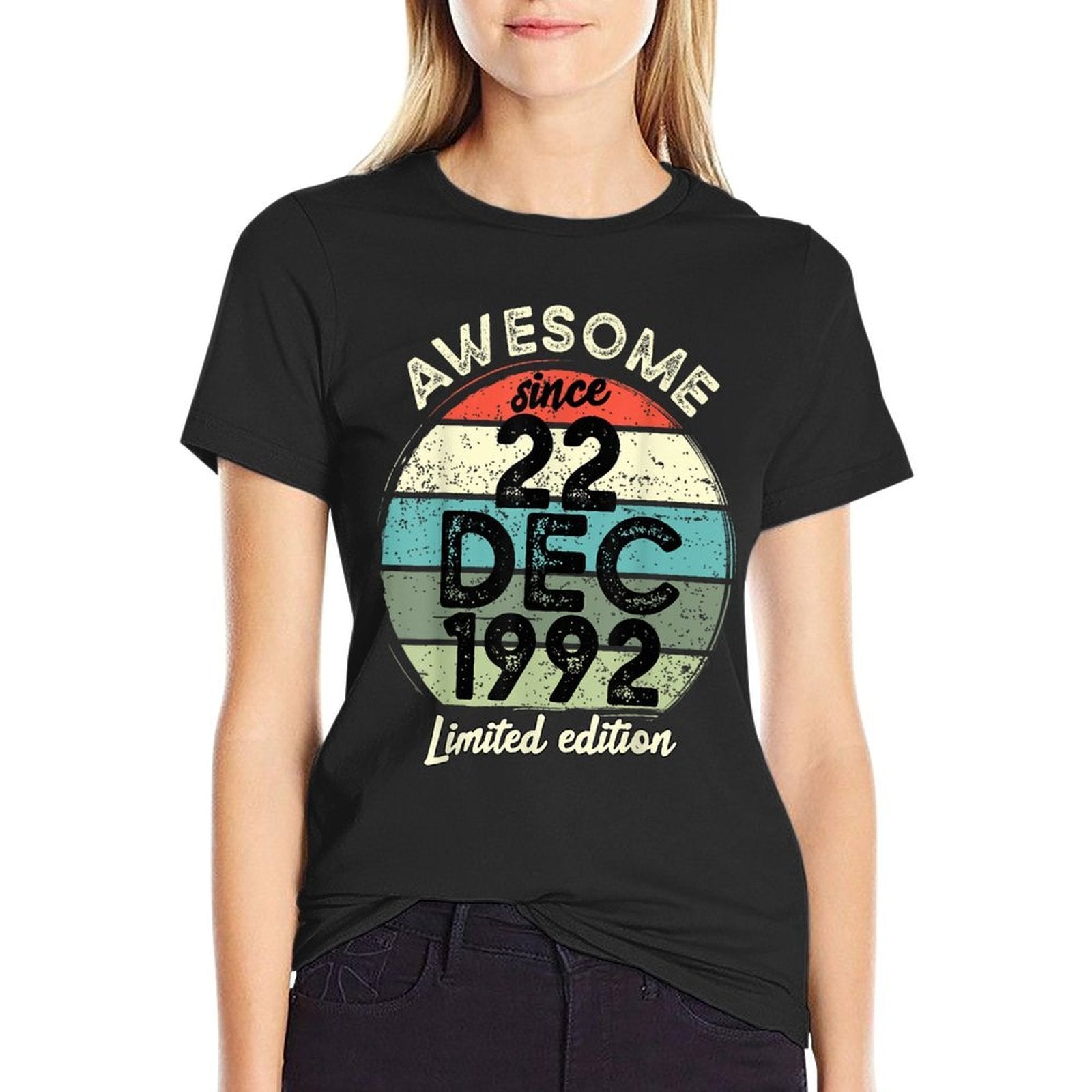 30 Year Old Birthday 22 December 1992 30th Birthday  Quick-drying T-Shirt