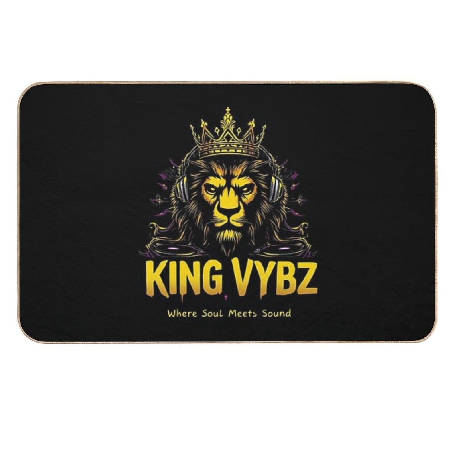 KING VYBZ Official Logo Durable Bath Mat
