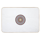 Bold & Proud Mandala  LGBTQ+ Pride Art Celebrating Courage & Radiant Identity  Absorbent Bath Mat