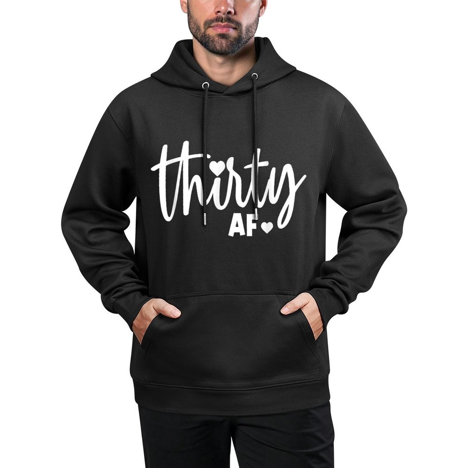 Thirty And Thirsty Dirty 30 Bachelorette 30th Birthday Gifts Customizable Surface Hoodie