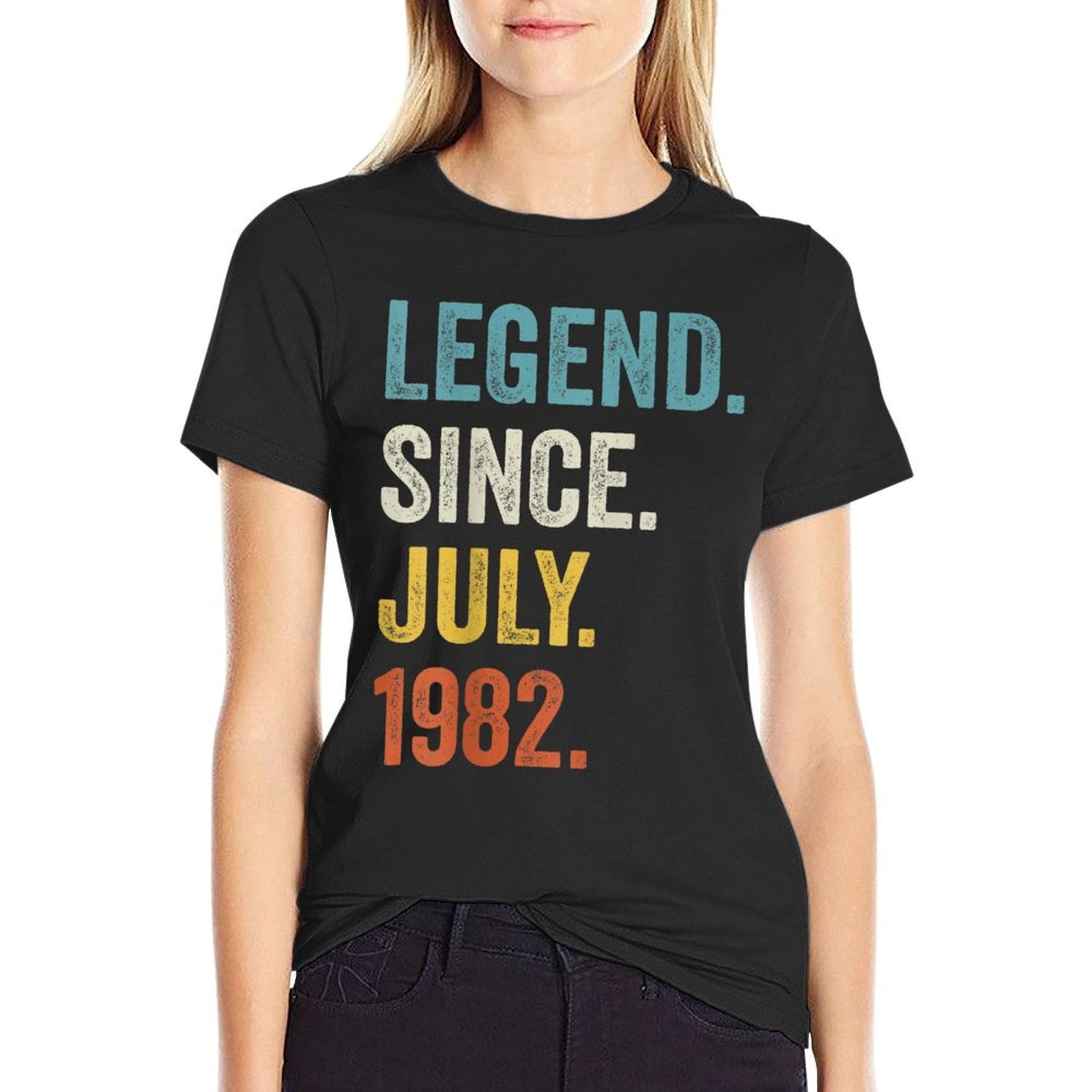 40 Years Old Legend Since July 1982 40th Birthday  Durable T-Shirt