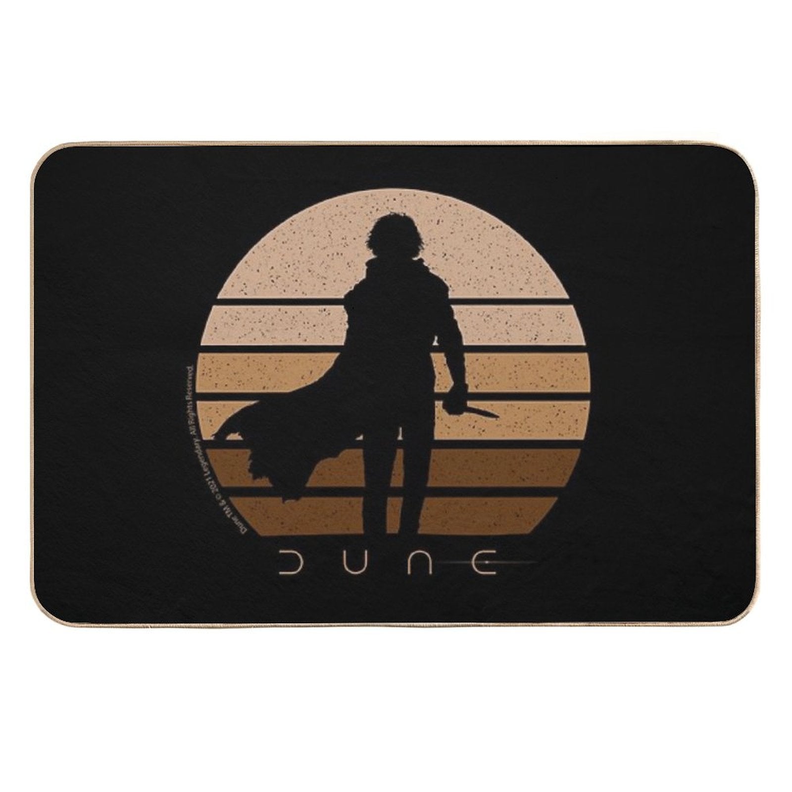 Dune - Muad'Dib, Retro  Easy To Clean Bath Mat