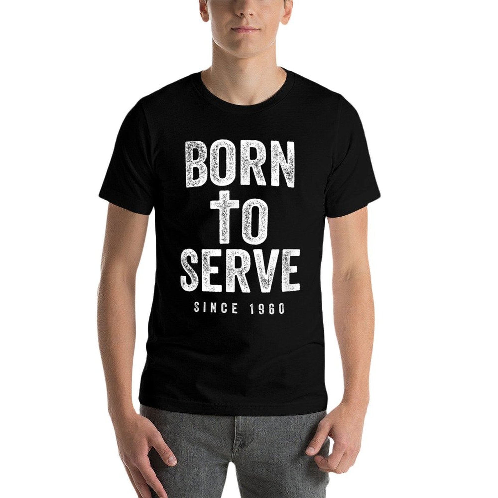 65 Year Old Christian Jesus And God 65th Birthday  Vintage-inspired T-Shirt