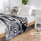 Iguro Obanai Machine-washable Throw Blanket