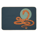 Vintage Snake Tribal  Pet-Safe Bath Mat