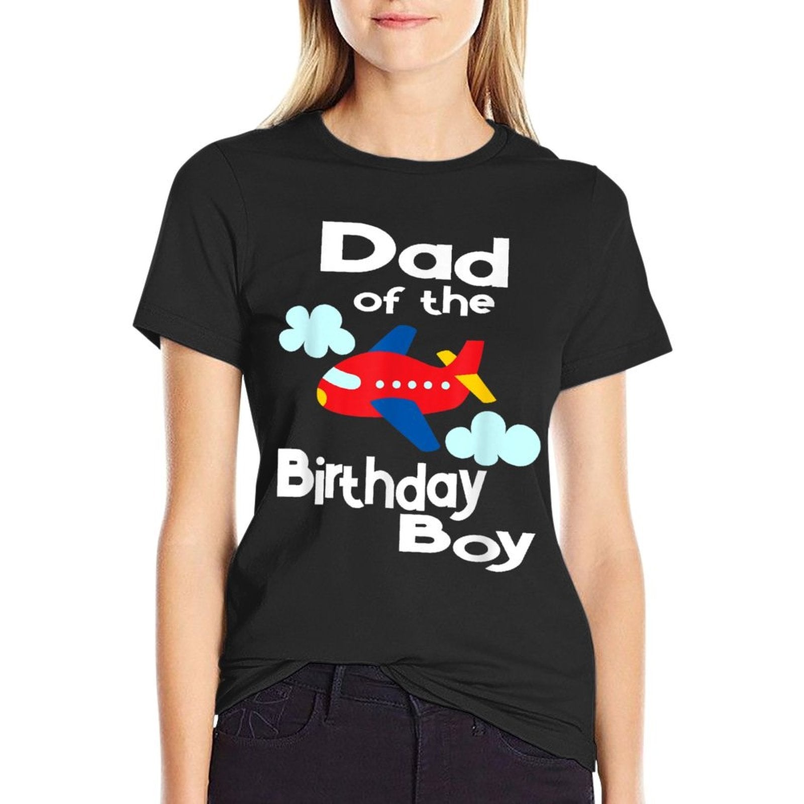 Airplane Birthday Dad of The Birthday Boy Party  Easy-care T-Shirt