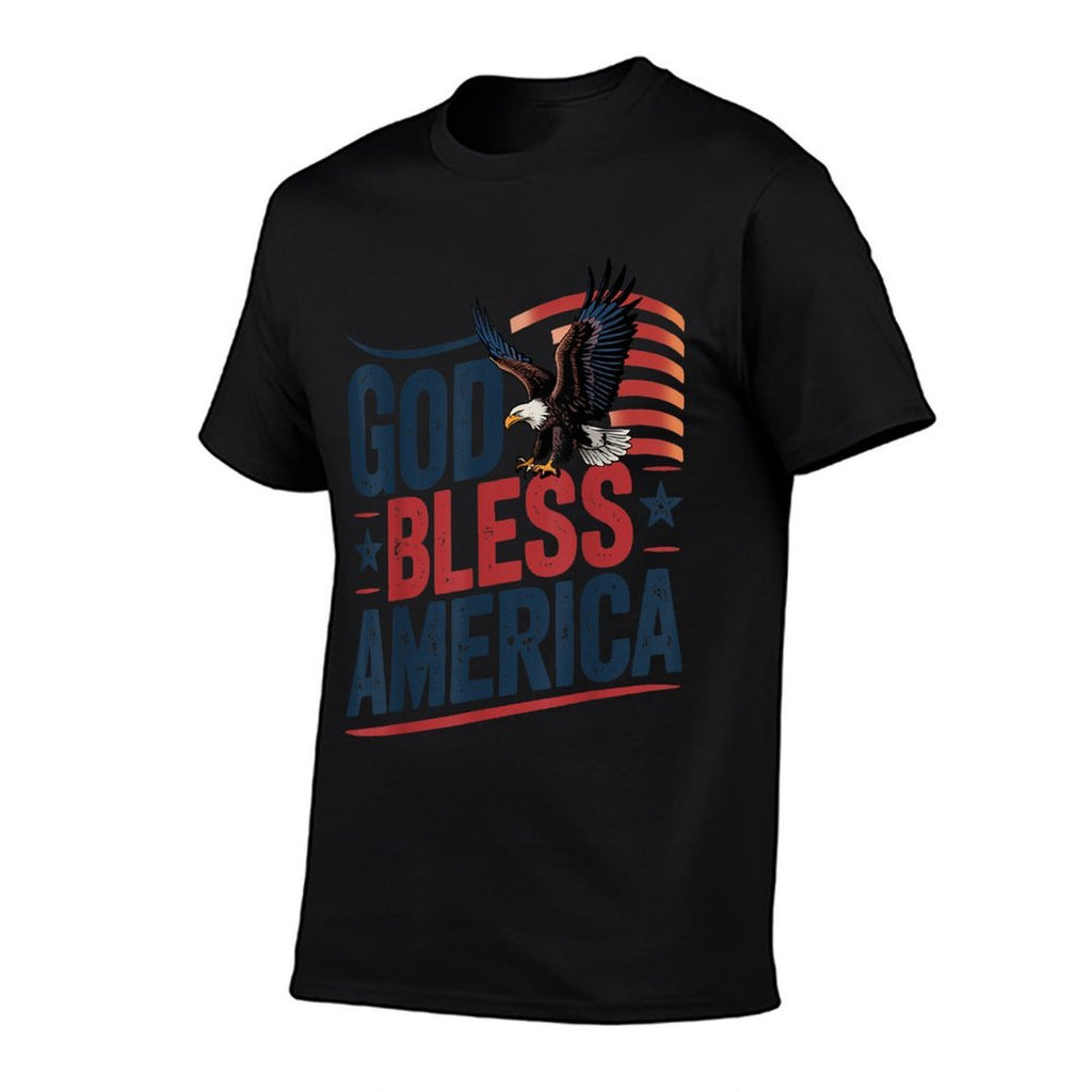 God Bless America Eagle American Patriotic 4th of July  Classic T-Shirt