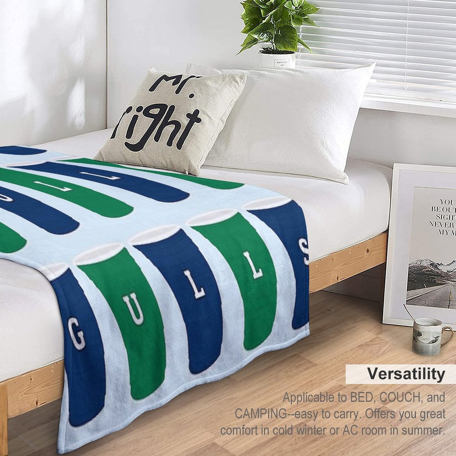 Endicott Gulls Tapestry Premium Throw Blanket