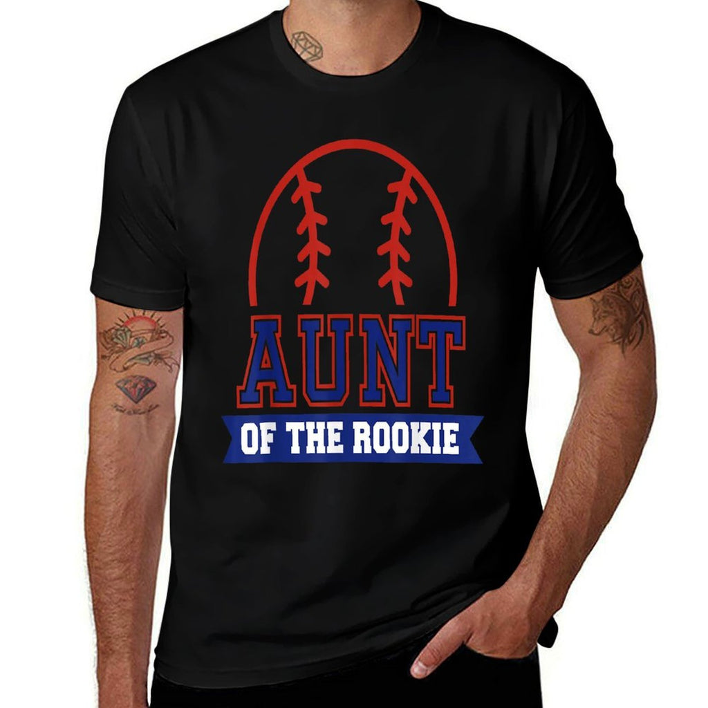 Aunt of Rookie 1st Birthday Baseball Theme Matching Party  Slim-fit Cut T-Shirt