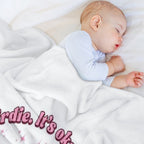 Nanalan Wonderful Girl It's Okay Birdie Eco-conscious Throw Blanket