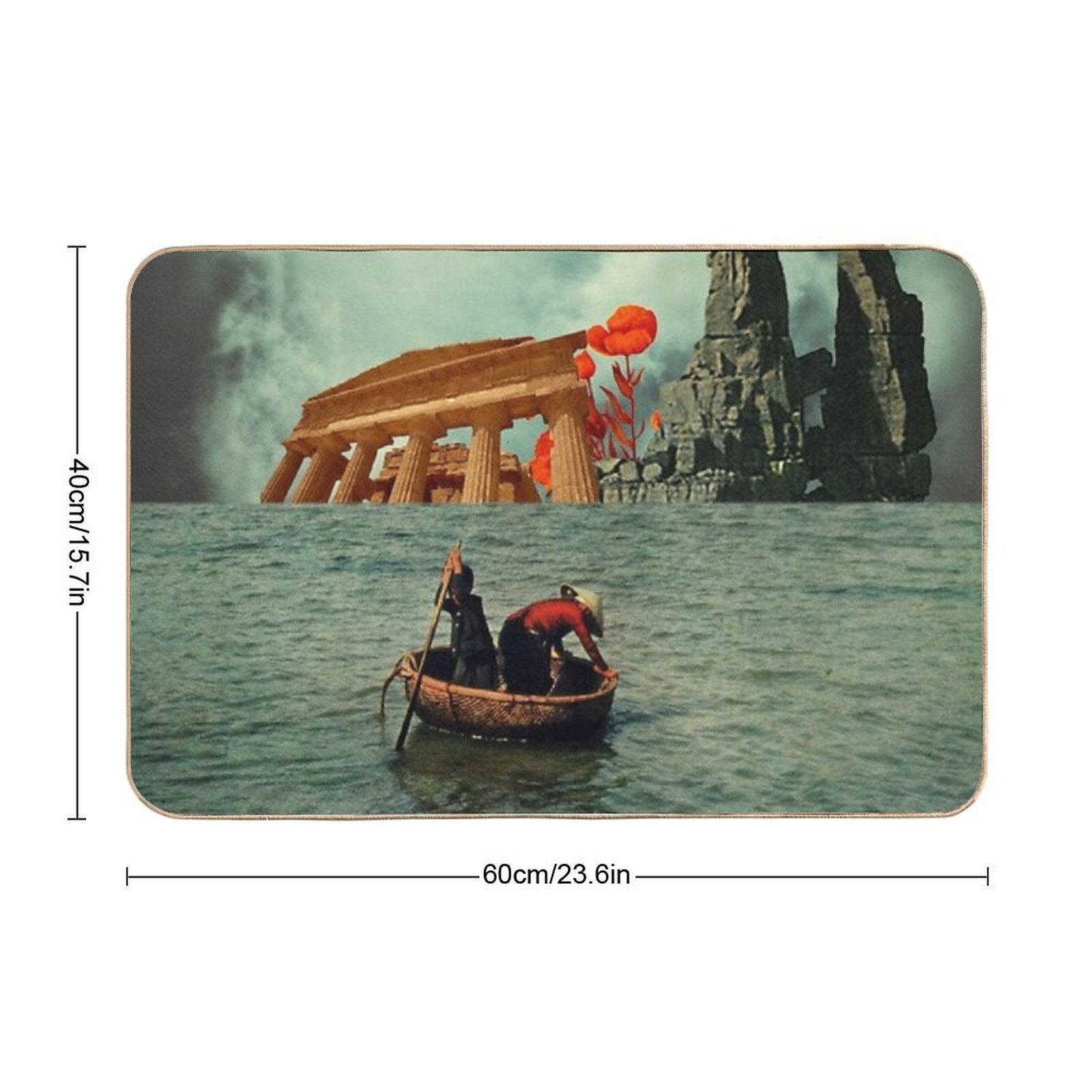 We Are All Fishermen  Odorless Bath Mat