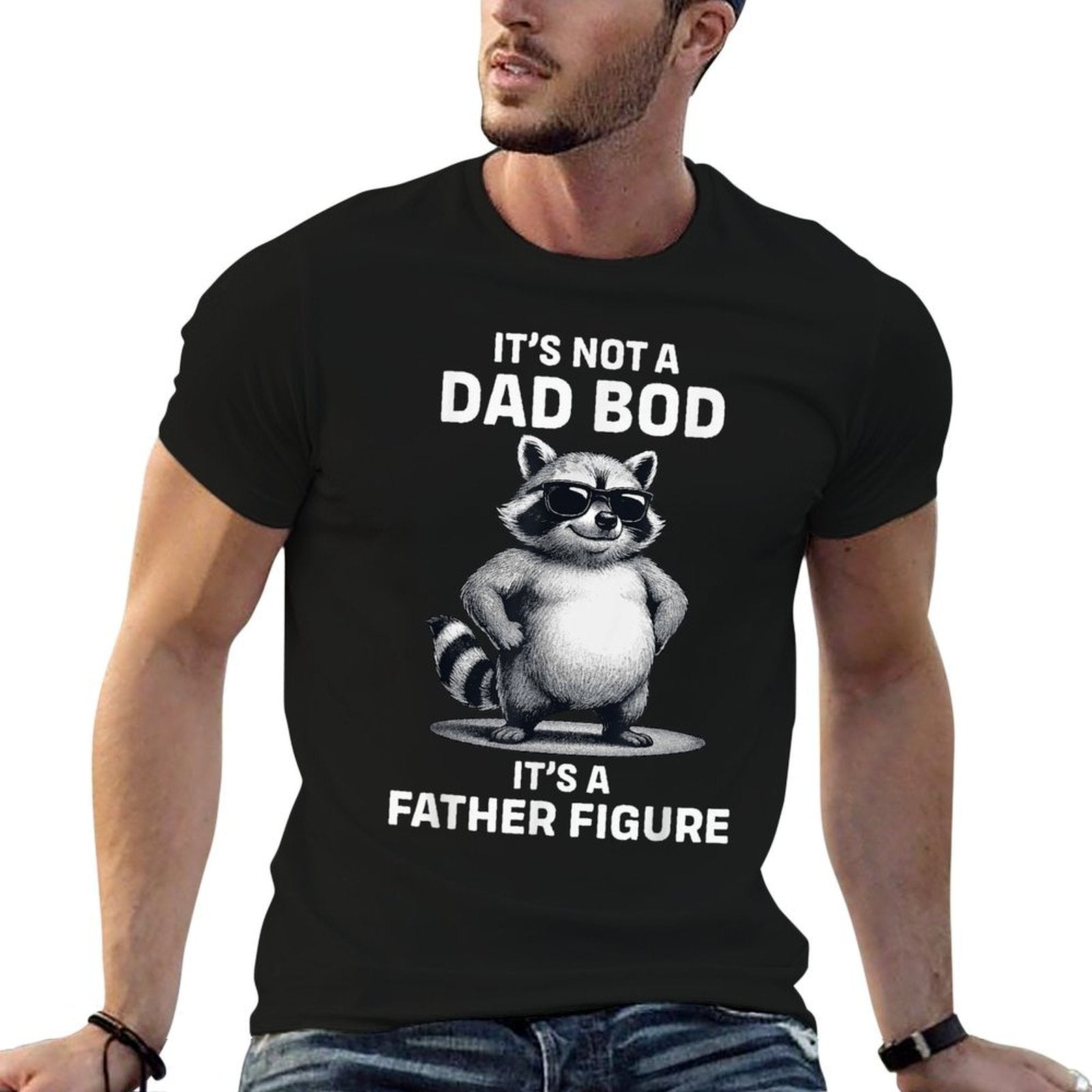 Funny Fathers Day Funny Dad  Heathered Texture T-Shirt