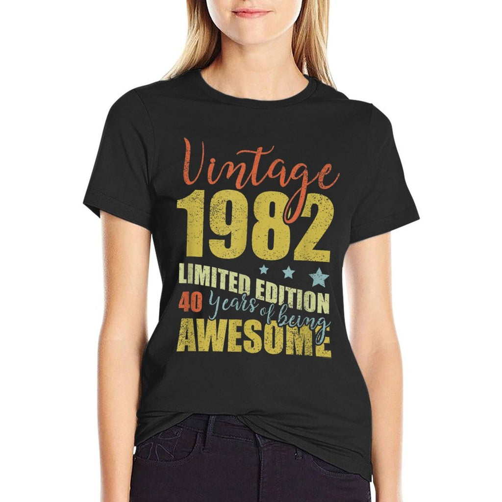 40 Year Old Vintage 1982 40th Birthday  Breathable T-Shirt