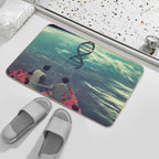 Distance And Eternity  Repositionable Bath Mat