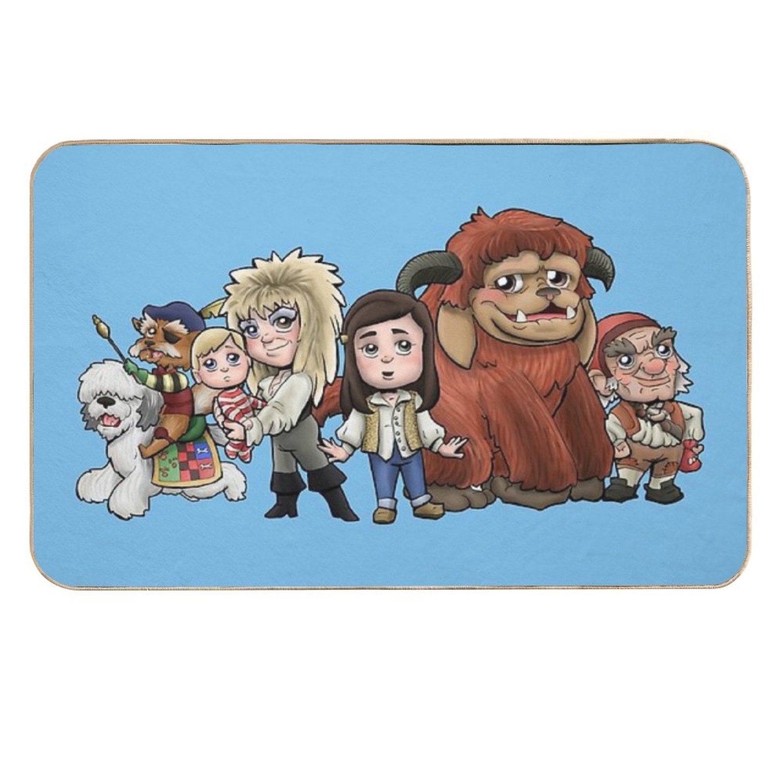 Labyrinth Journey  Fade-Resistant Bath Mat