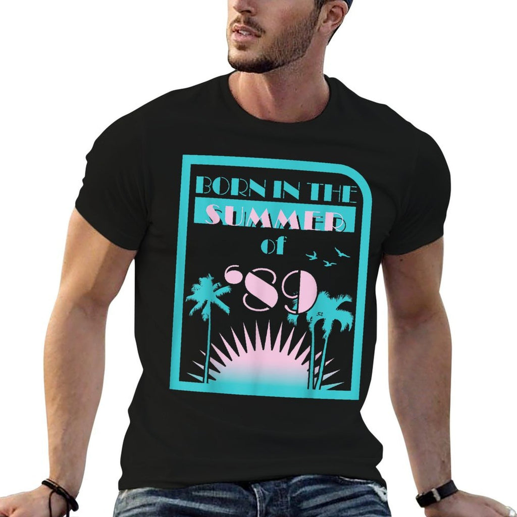 30th Birthday Tshirts for Women Men Born in The Summer of 89  Moisture-wicking T-Shirt