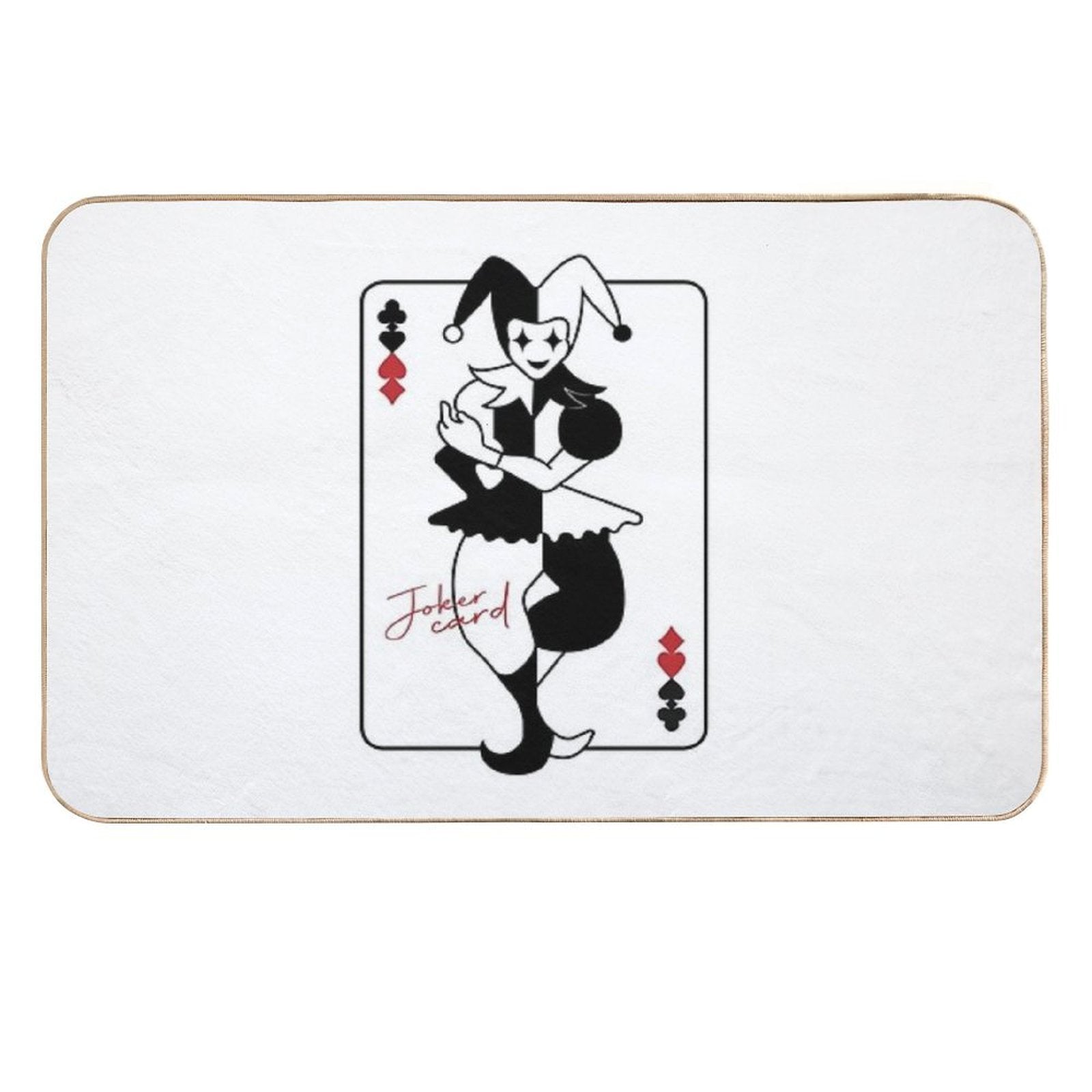 Joker Card  Absorbent Bath Mat