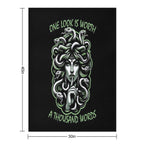 Medusa Greek Mythology Ancient Goddess Snake Women Quick-dry Throw Blanket