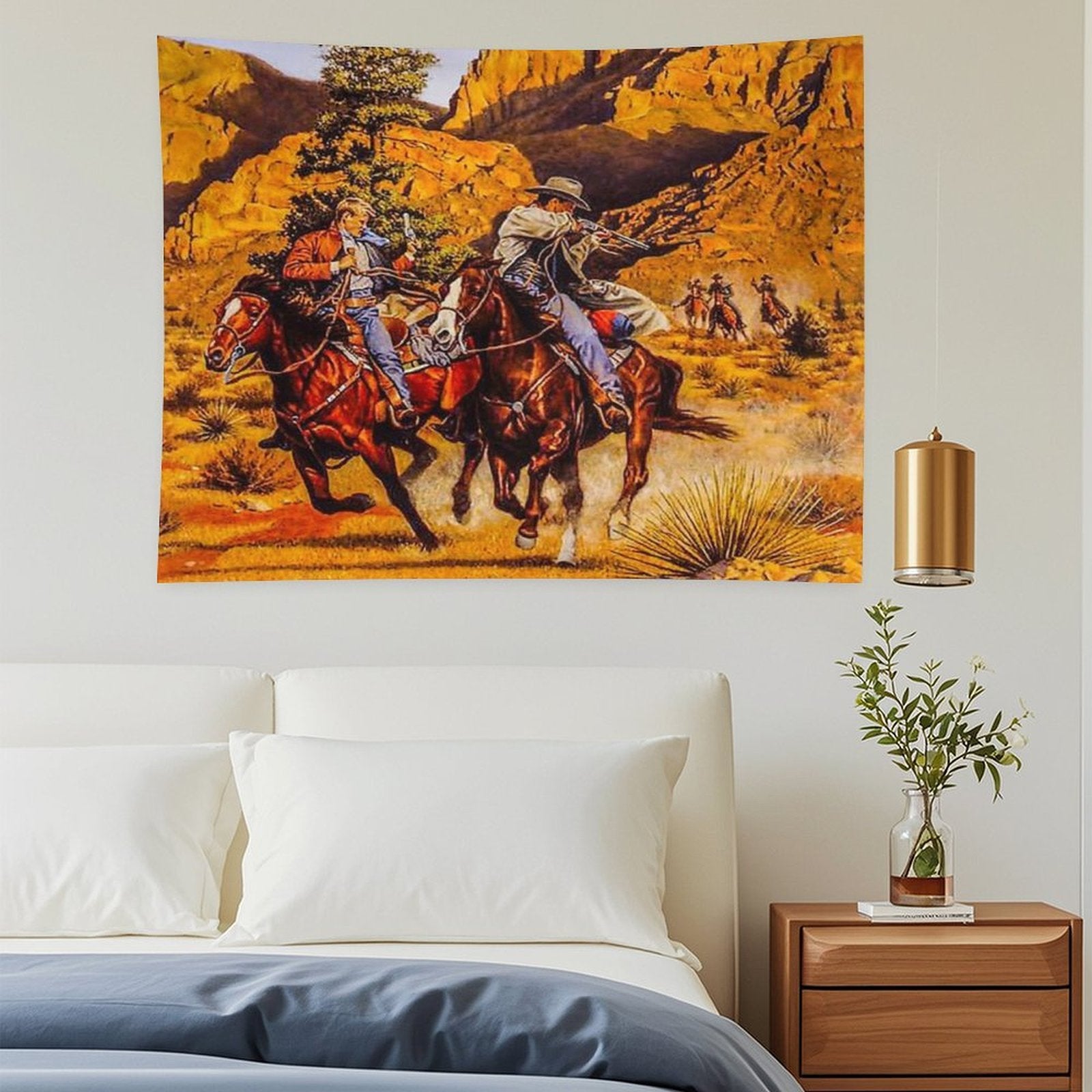 Fwc 5192 Old West Wild Cowboy Tapestry