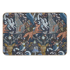 Whimsical Gothic Pattern  Easy Maintenance Bath Mat
