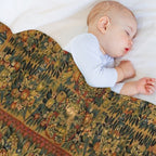 Medieval Unicorn Floral Tapestry Shrink-resistant Throw Blanket