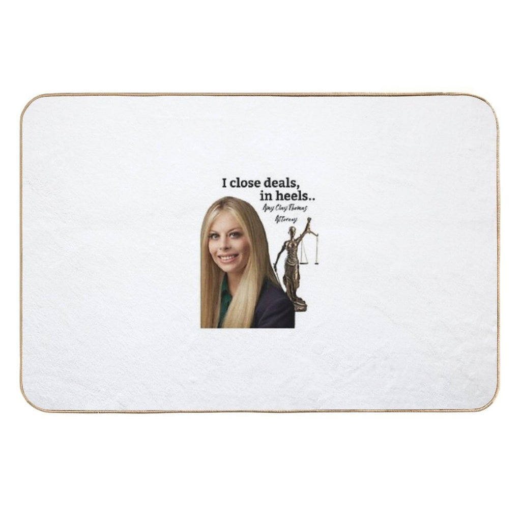 Close Deals in Heels  Absorbent Bath Mat