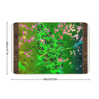 Peace Is Priceless - A Surreal Garden for Nature Lovers (Framed)  Eco-Friendly Bath Mat