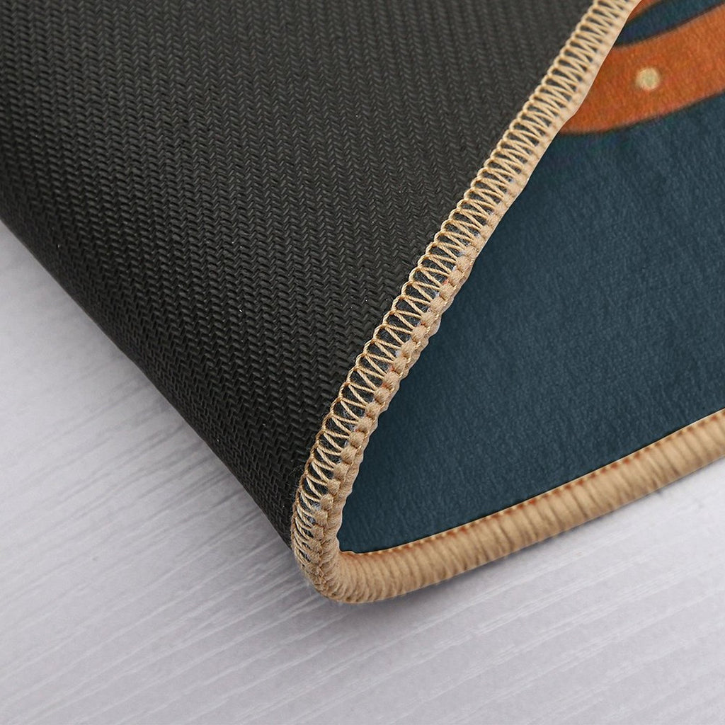 Vintage Snake Tribal  Pet-Safe Bath Mat