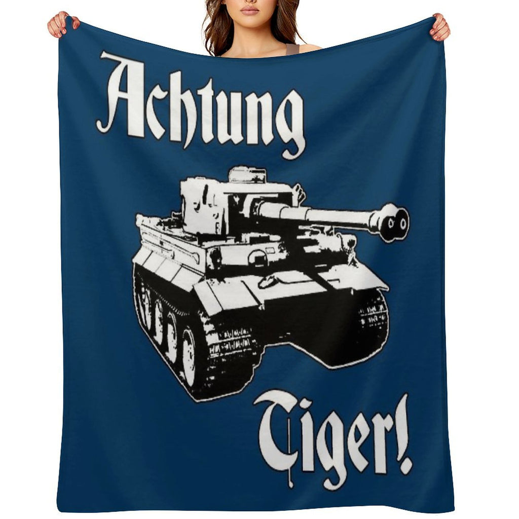 Tiger Tanks Ww2 Germany Quick-dry Throw Blanket