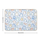 Kitty Dance Off!  Absorbent Bath Mat