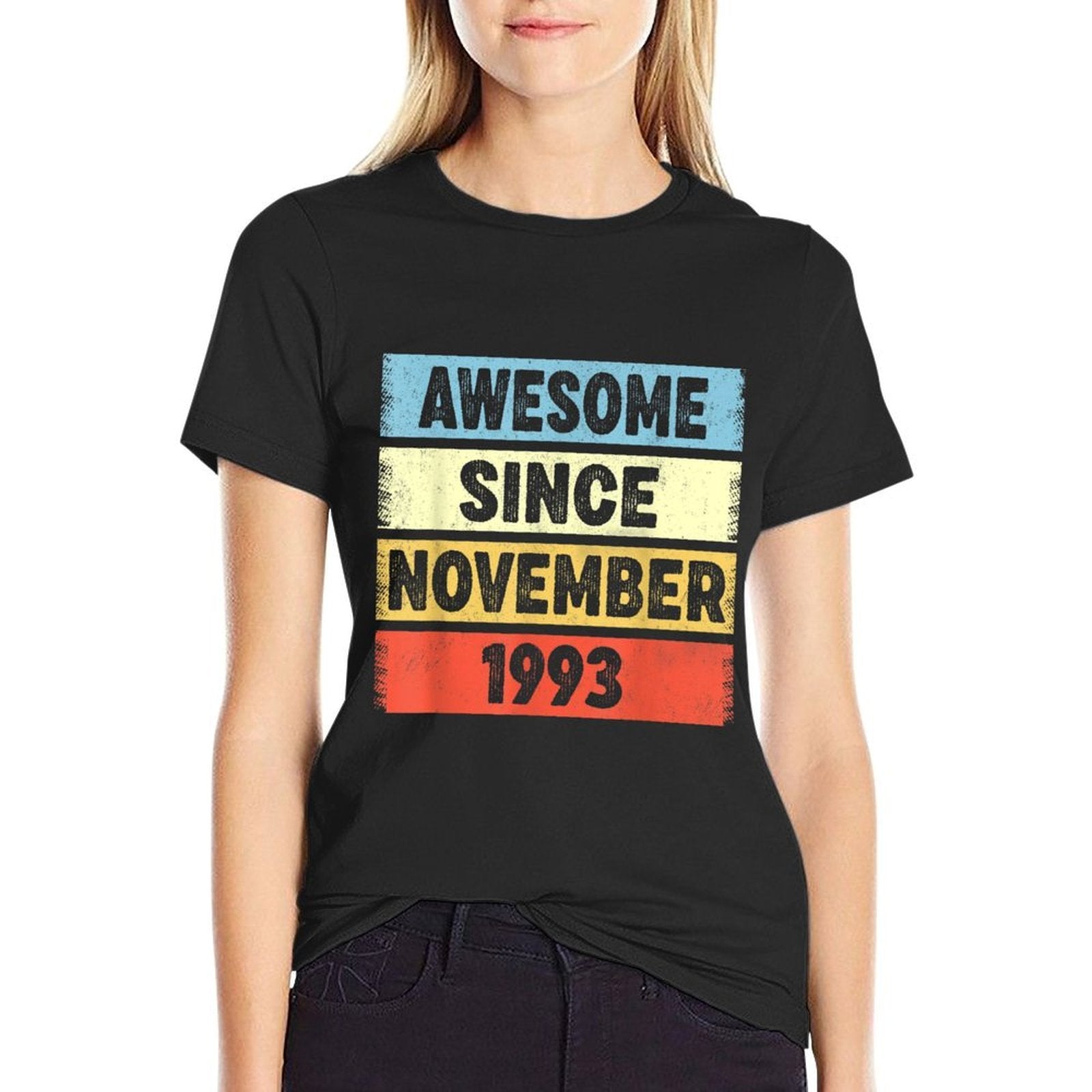 30 Years Old Awesome Since November 1993 30th Birthday  Odor-resistant T-Shirt