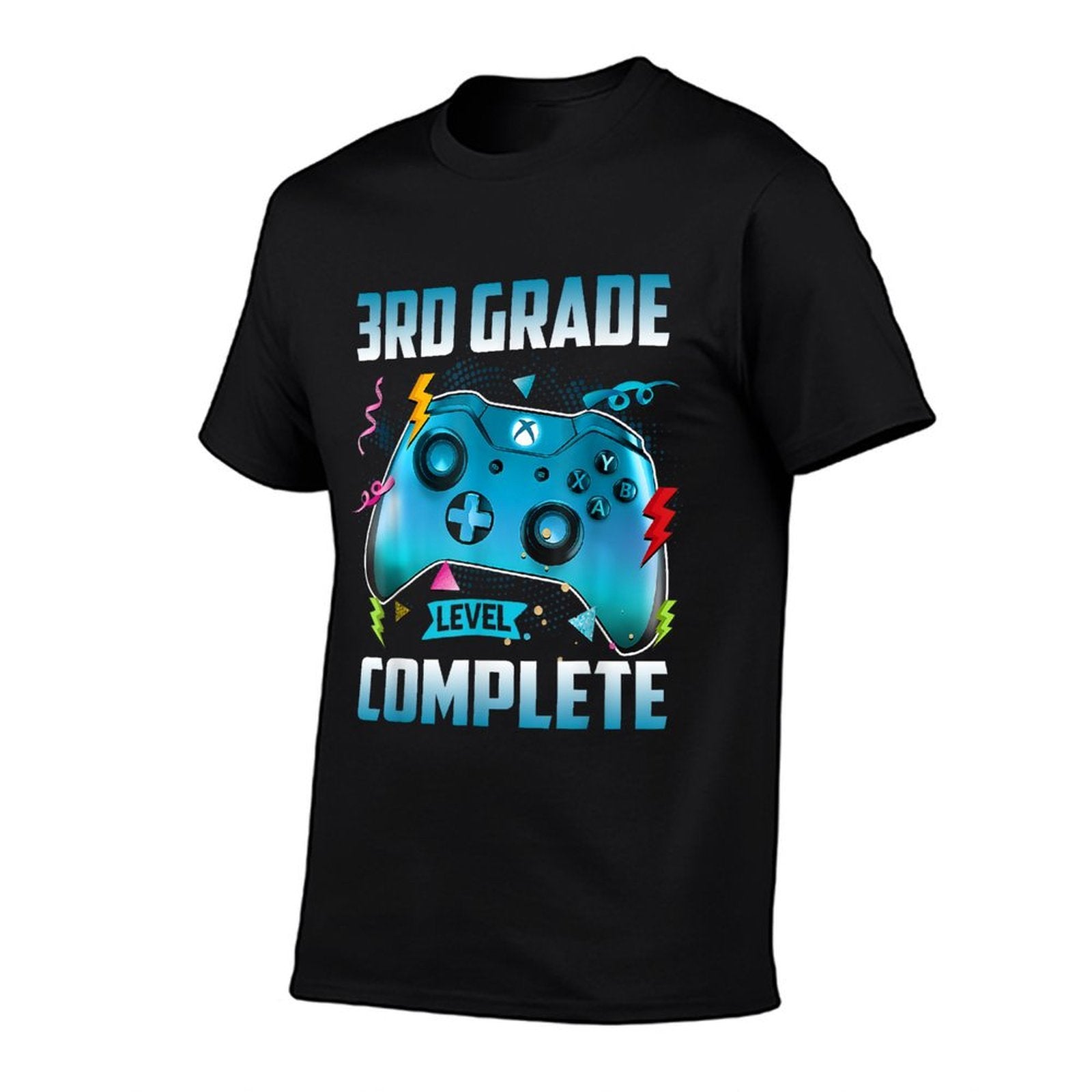 3rd Grade Level Complete Last Day Of School Controller Boys  Slim-fit Cut T-Shirt
