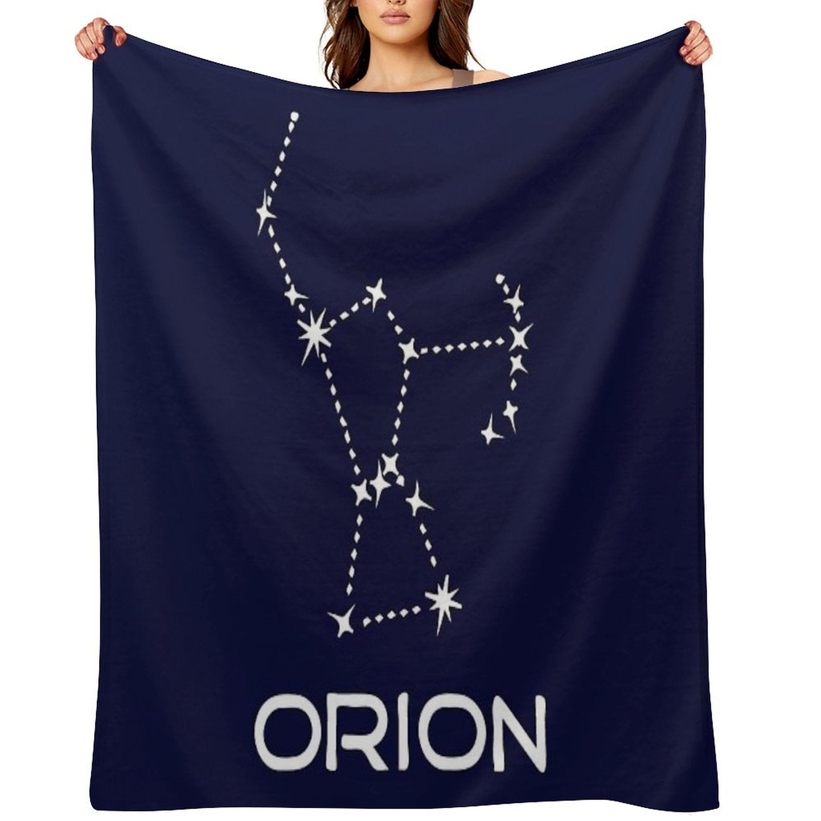 Orion-constellation Travel-friendly Throw Blanket