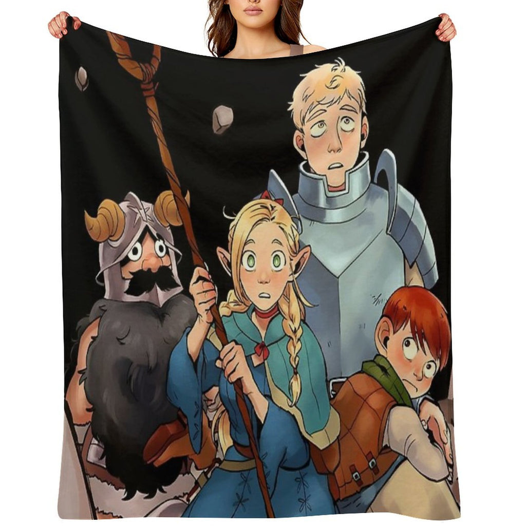 Delicious in Dungeon - All in One Easy Care Throw Blanket