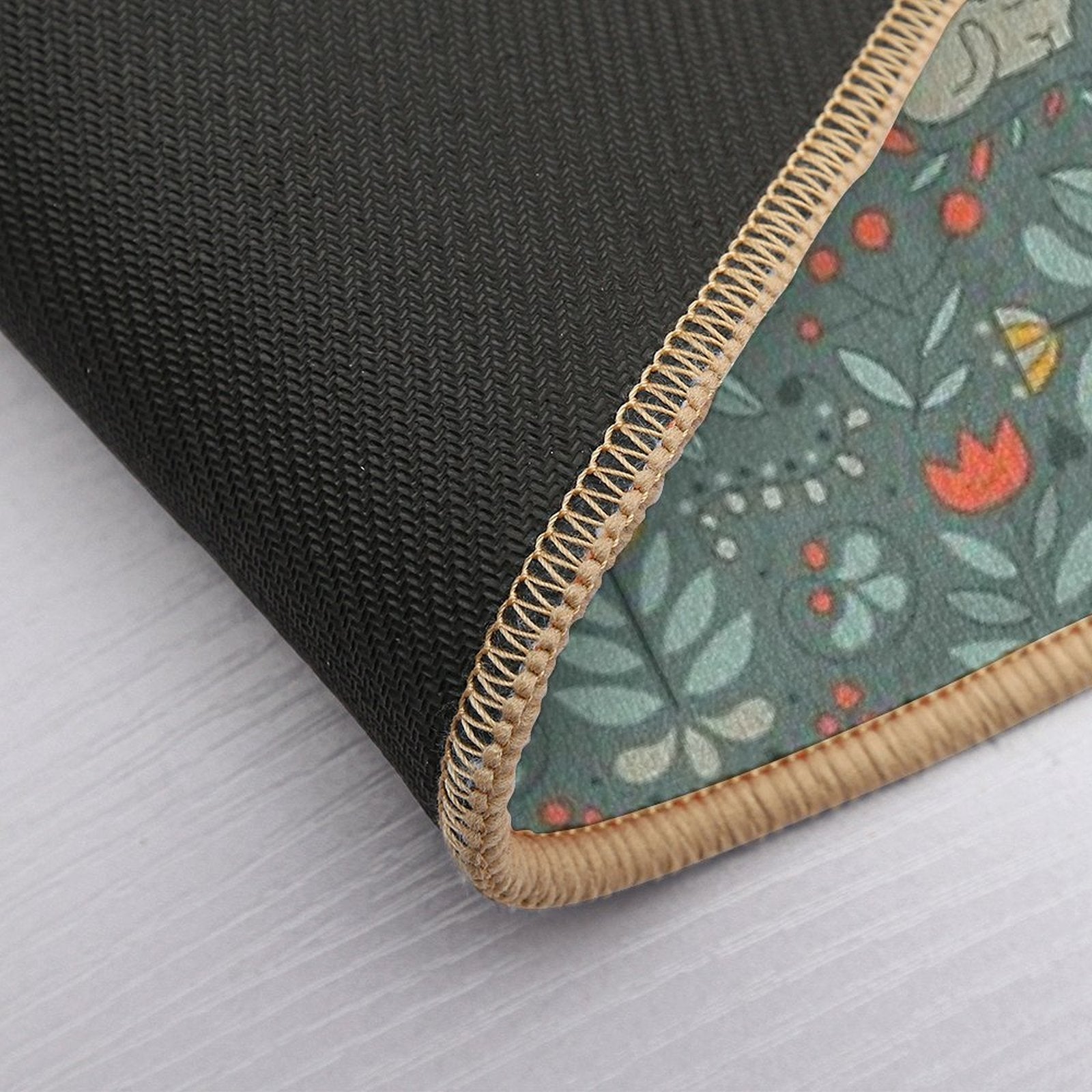 Swedish Folk Cats  Eco-Friendly Bath Mat