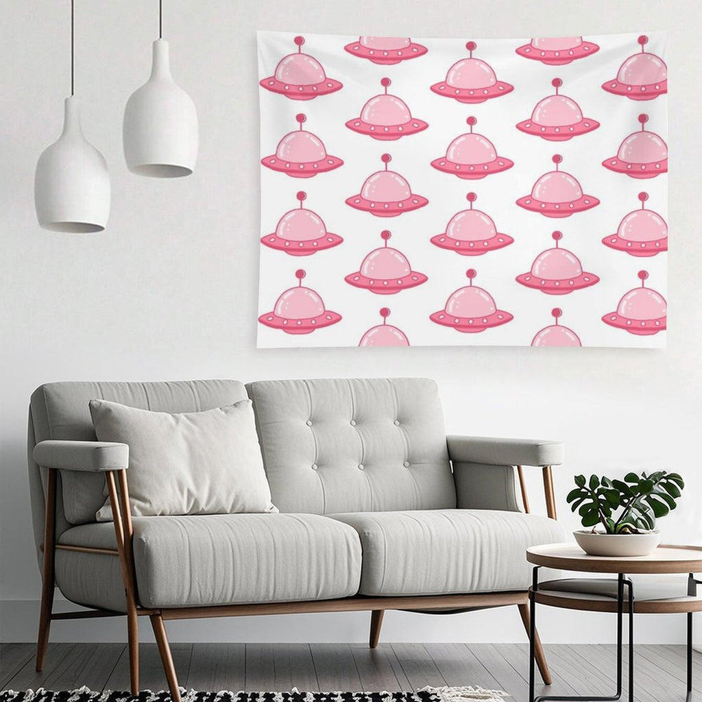 Just A Pink Plane Tapestry