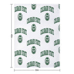 Colorado State University Machine-washable Throw Blanket