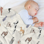 Greyhound Love - Adopt Wrinkle-free Throw Blanket