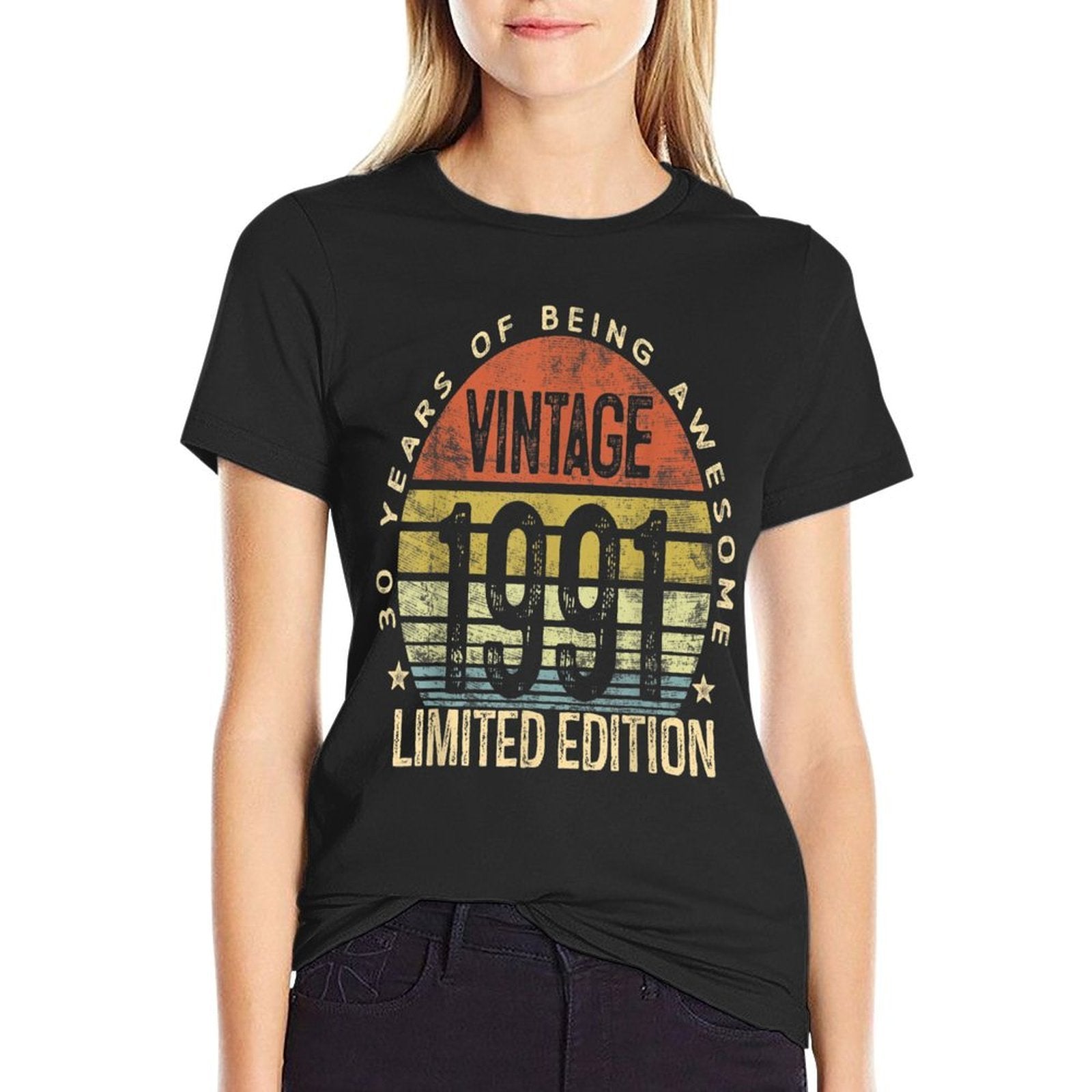 30 Year Old Gifts Vintage 1991 Limited Edition 30th Birthday  Odor-resistant T-Shirt