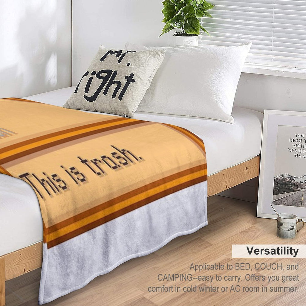 Stardew Valley Trash Item But Its You! D Velvety-soft Throw Blanket