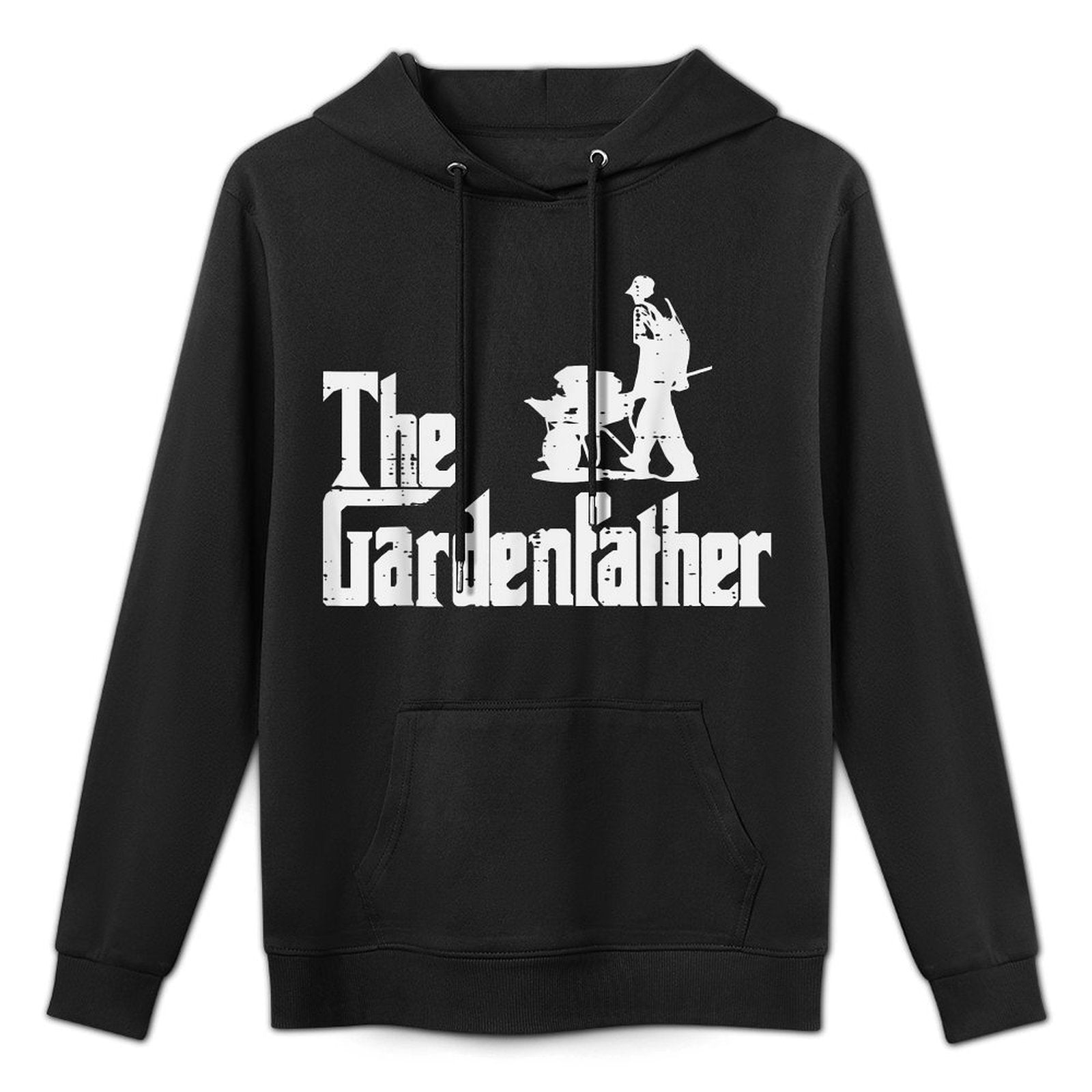 Gardening The Gardenfather Funny Movie Pun Fathers Day Men Medium-Weight Fabric Hoodie