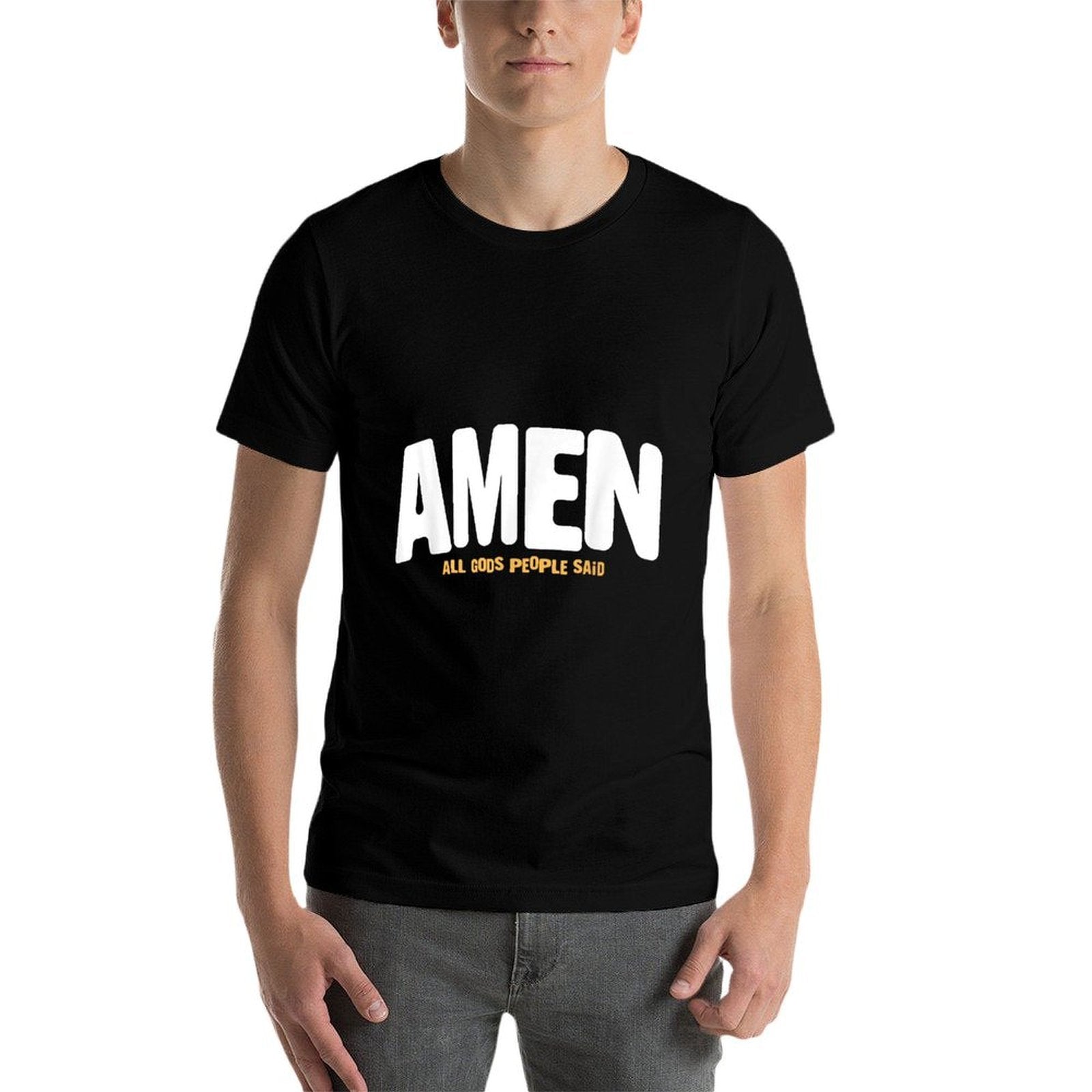 Amen  Trendy Pattern T-Shirt